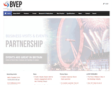 Tablet Screenshot of businessvisitsandeventspartnership.com